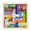 3D Cartoon Puzzle: Large Wooden Building Blocks for Kids 3-6