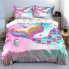 "Mermaid Tail Themed Set Decoration" Bedding Set with 1 Duvet Cover 2 Pillowcases Single Double King Queen, Gift