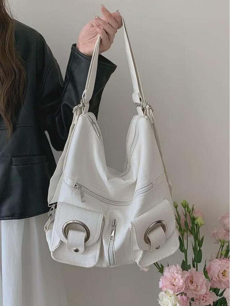 2025 Koreanischer vielseitiger Umhängerucksack mit großem Fassungsvermögen für Studenten und Pendler