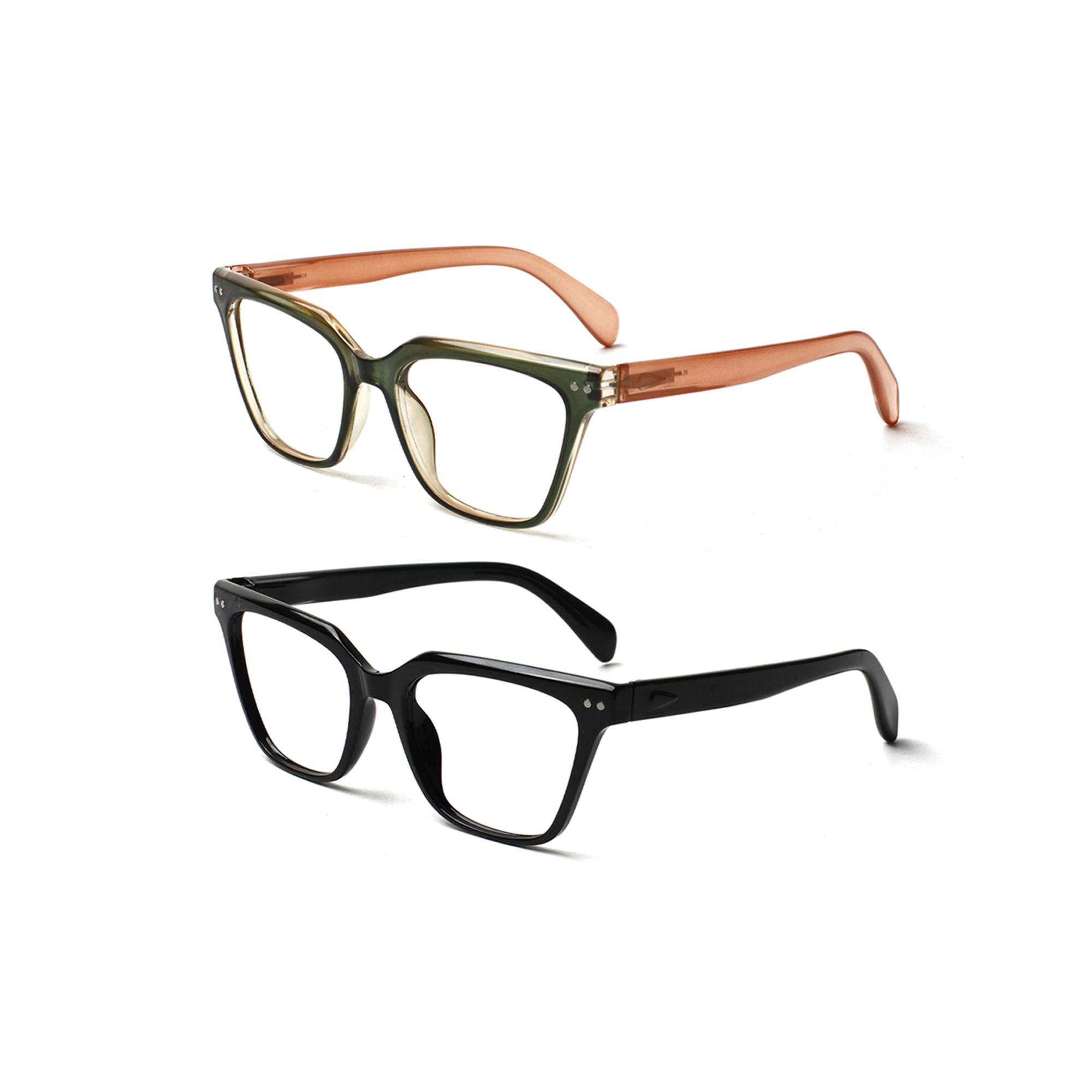 

Turezing Reading Glasses Men s and Women s Fashion Square Frames HD Lenses Prescription Glasses Diopter 0 to +6.0 2.75