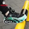 Babu bean children's running shoes spring and summer non-slip shock absorption lightweight boys rotating button boys small shoes