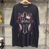 T-shirt Noir Lifelover Band Coton Unisexe S-2345XL Manches Courtes T-shirt Unisexe