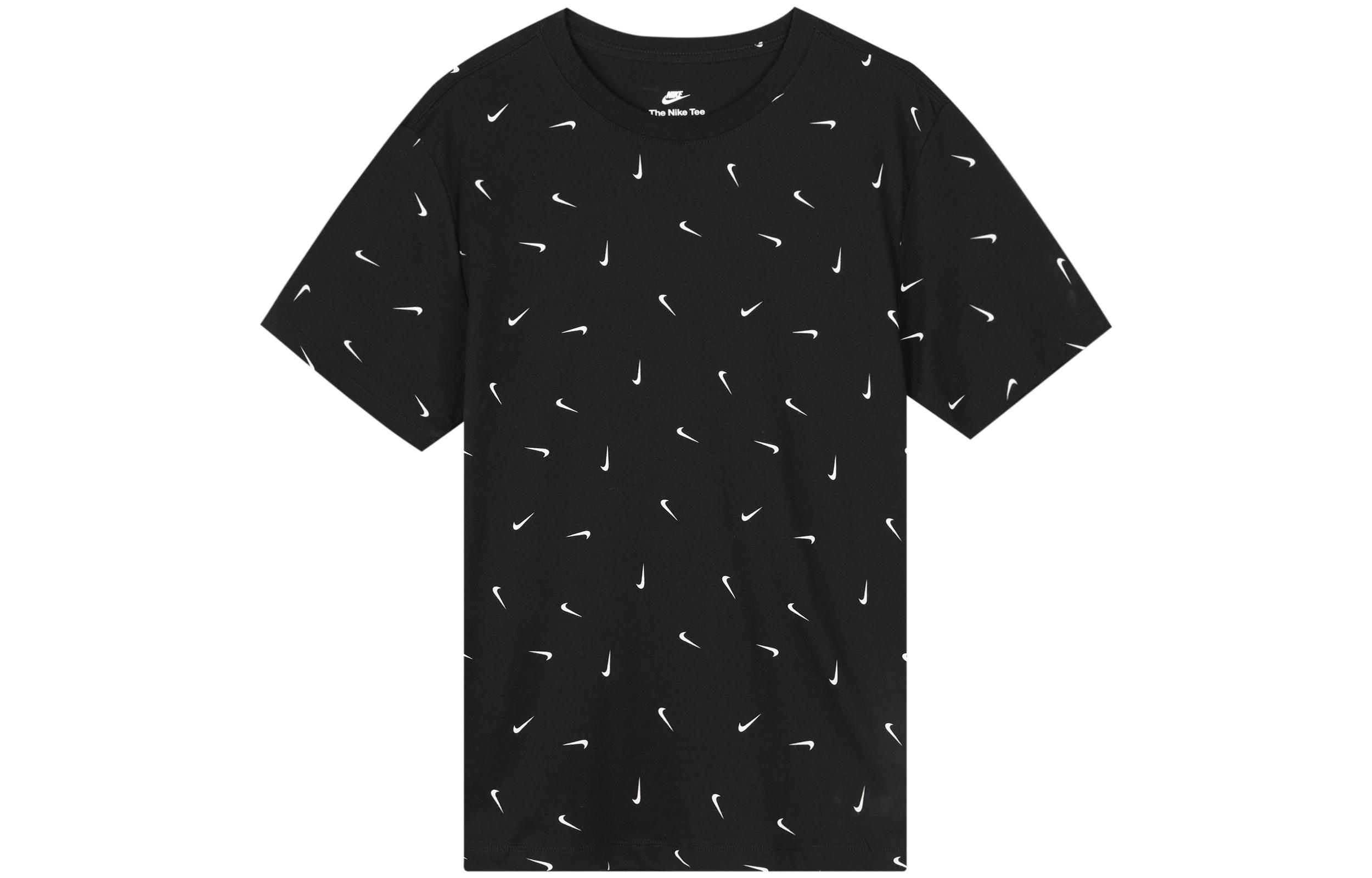 

Nike T Shirts Men s Black Crew Neck Moderate Straight Fit DR7910-010 M