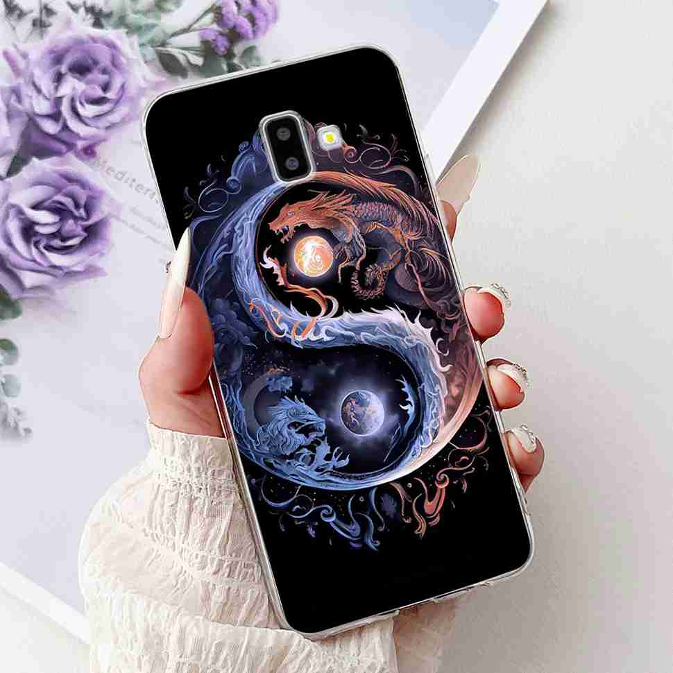 For Samsung Galaxy J6 Plus Case J610F J610G Popular Painted Phone Cover Soft Silicone Cases For Samsung J6 Plus GalaxyJ6+ Coque
