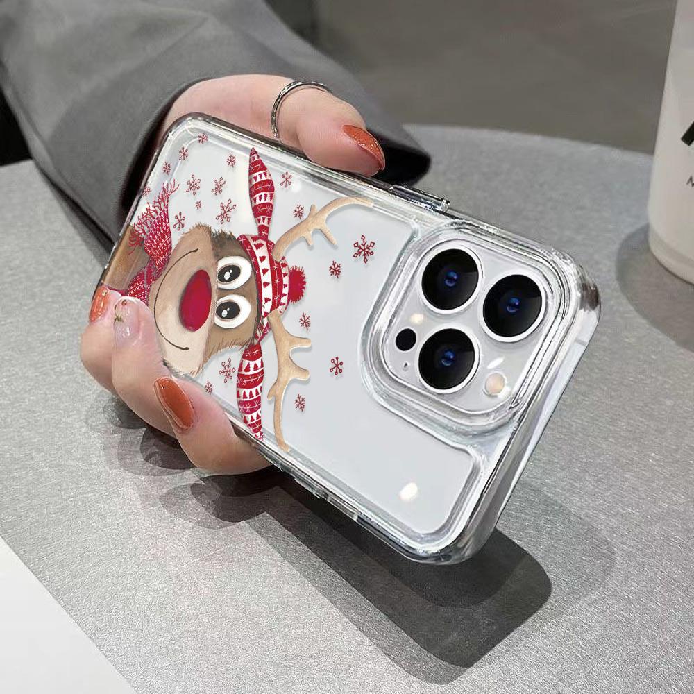 Christmas Phone Case for iPhone 11 13 XR 15 Pro Max 12 16 Pro Max for iPhone 14 7 8 Plus XS Max Samsung A15 A55 A05 Redmi 12 13C 13 Huawei Mate 30 40