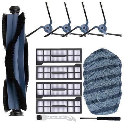 15PCS Accessories Kit for Eufy X10 PRO Omni Robot Vacuum Cleaner Main Brush Roller Side Brushes Hepa Filters Mop Pads
