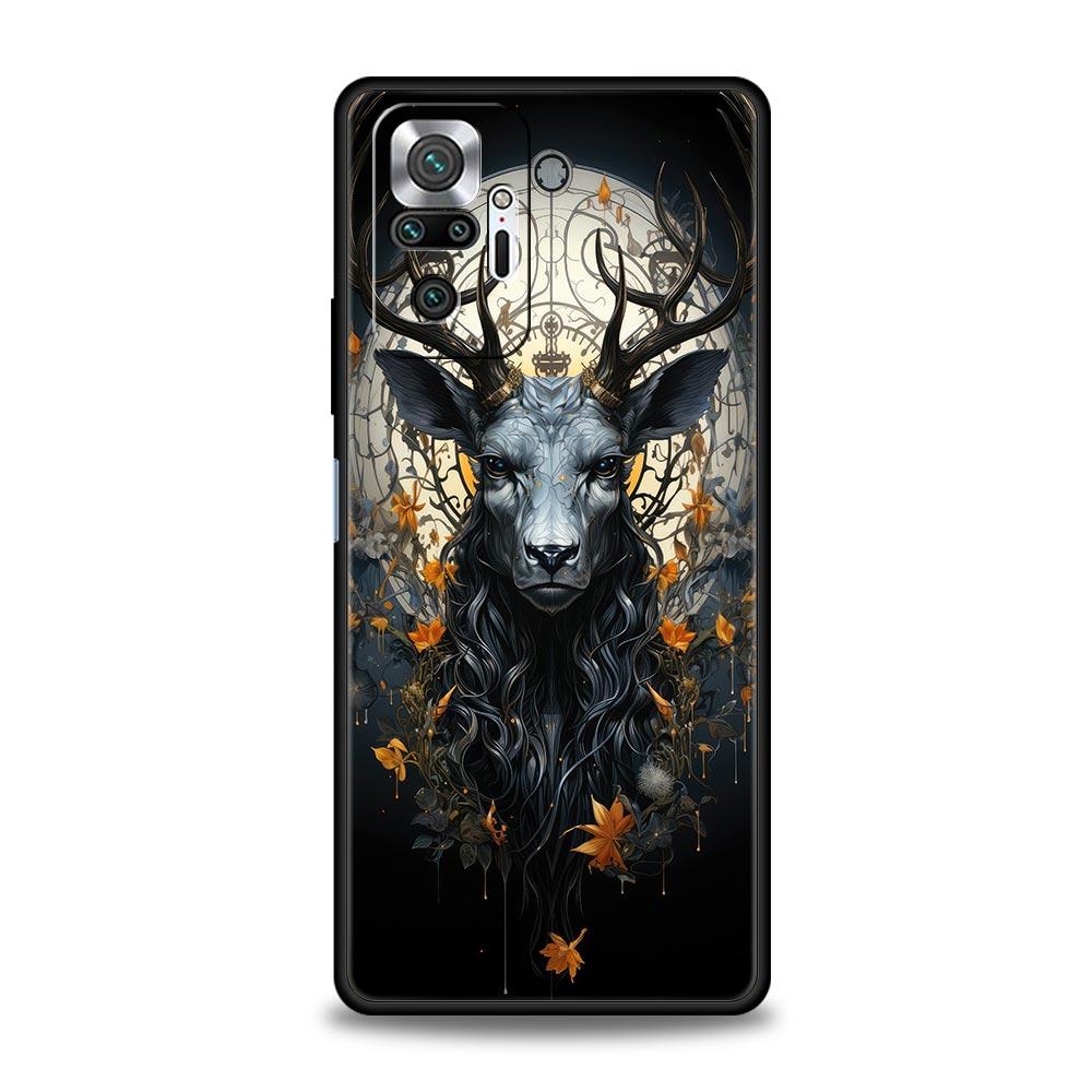 Deer Lichee Pattern Phone Case Cover for Redmi 14C 10C Note 15 14 13 12 10 11 K40 Pro Plus 5G Soft TPU Shockproof Shell Fundas