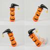 Inflatable Pumpkin with Witch Hat Spooky Stacked Jack-O'-Lantern Eye-Catching