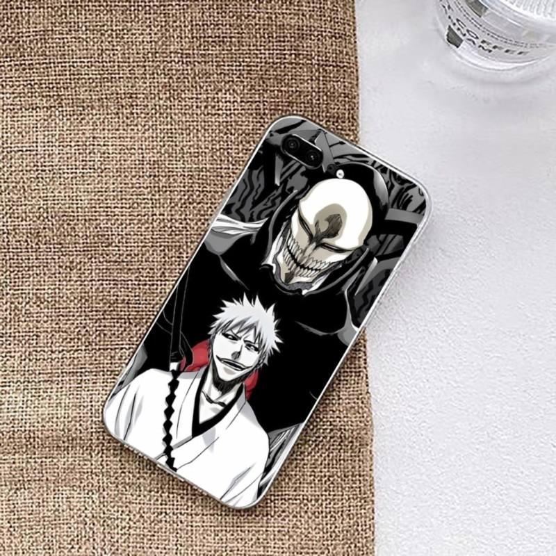 Bleach Ichigo Kurosak Phone Case For Huawei P50 P40 P30 Pro Mate 40 30 Pro Nova 8 8i Y7P Honor Transparent Phone Cover