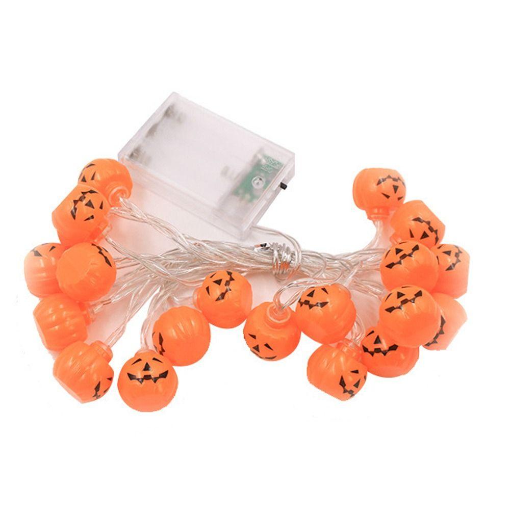 Pumpkin Halloween Decorations for Home 1.5m 10Led Halloween Light String  Hanging Lamps