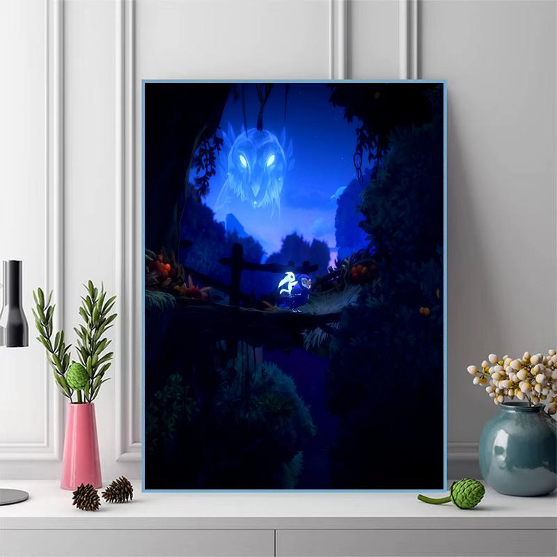 Ori and the Will of the Wisps 100% Round Full Drill 5D DIY Diamond Painting Embroidery Cross Stitch Rhinestone Décor