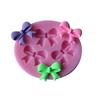 Pink Silicone Bowknot Cake Mold Decorating Baking Chocolate Fondant Mould Tool