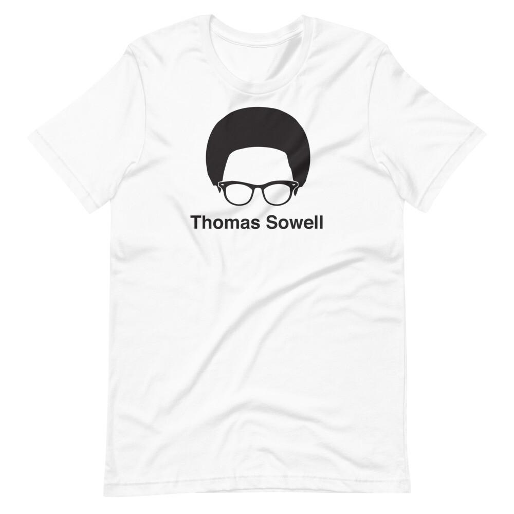 THOMAS SOWELL Белая футболка с коротким рукавом Унисекс Футболка Унисекс Футболка XXL
