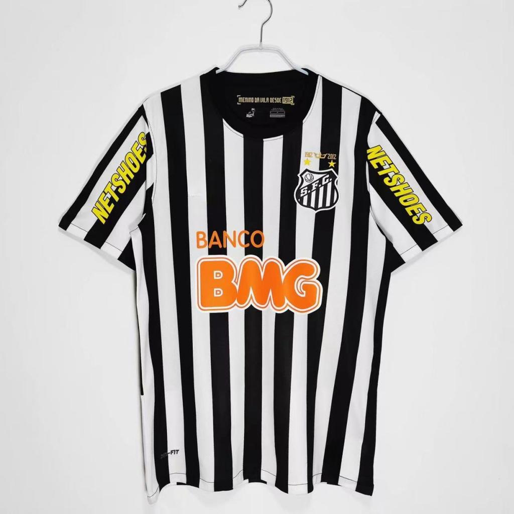 Wholesale Brazil 12-13 Santos Home Retro Jersey No. 11/No. 10 Neymar Short-sleeved Adult Football Jersey