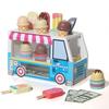 Children'S Fun Play House Ice Cream Truck Game Building Block Box, Kindergarten Puzzle Early Education Wooden Toy