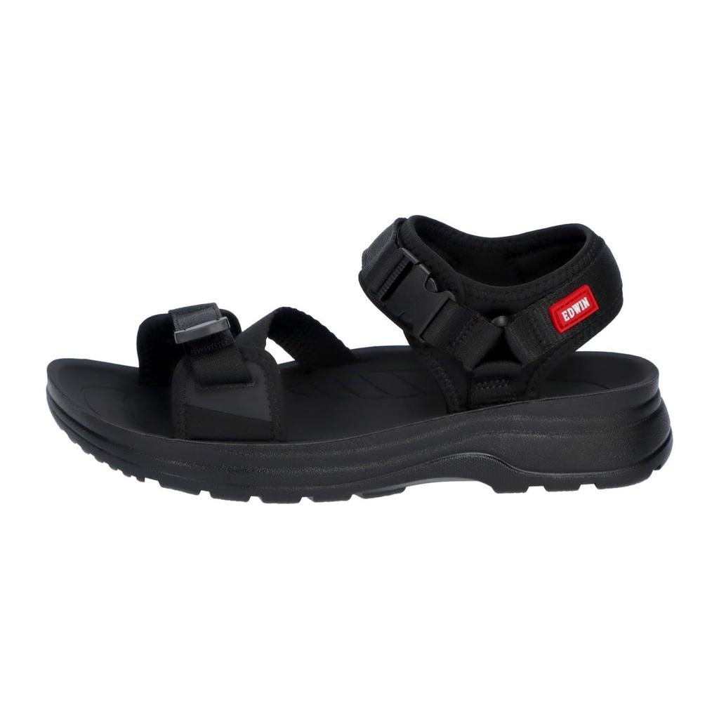 Edwin Sports Sandals EW5223 Black cm Women's (009) 22.0