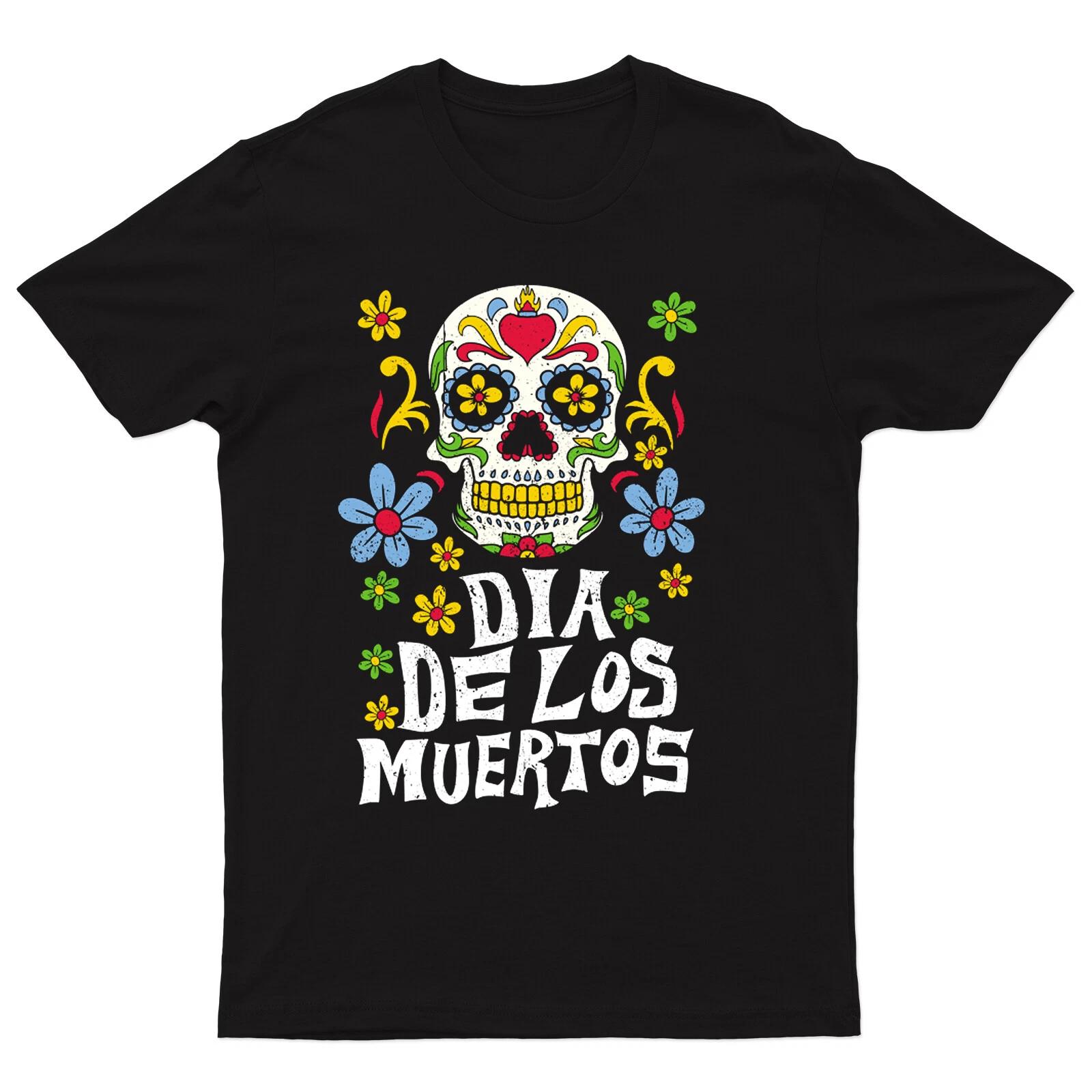 Мексиканская футболка День Мертвых Сахарный Череп dia de los muertos Традиция #V#DD90 L