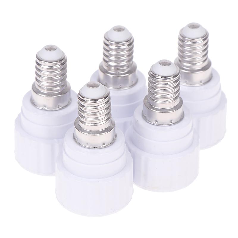 1/5 Stück LED Licht Lampenfassung Konverter E14 Zu Gu10 Keramik Sockel Schraube Glühbirnenfassung Adapter LED Sparlicht Halogenlampe Sockel
