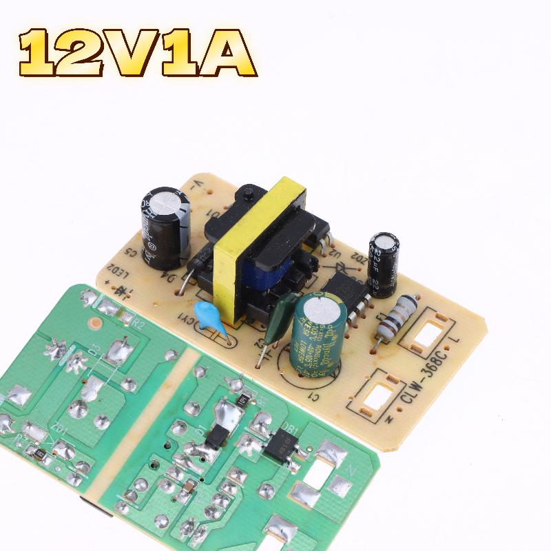 1Pcs Overvoltage Overcurrent Short Circuit Protection Switch 5V/9V/12V 1A Ac100-240V 50-60Hz Switching Power Supply Module