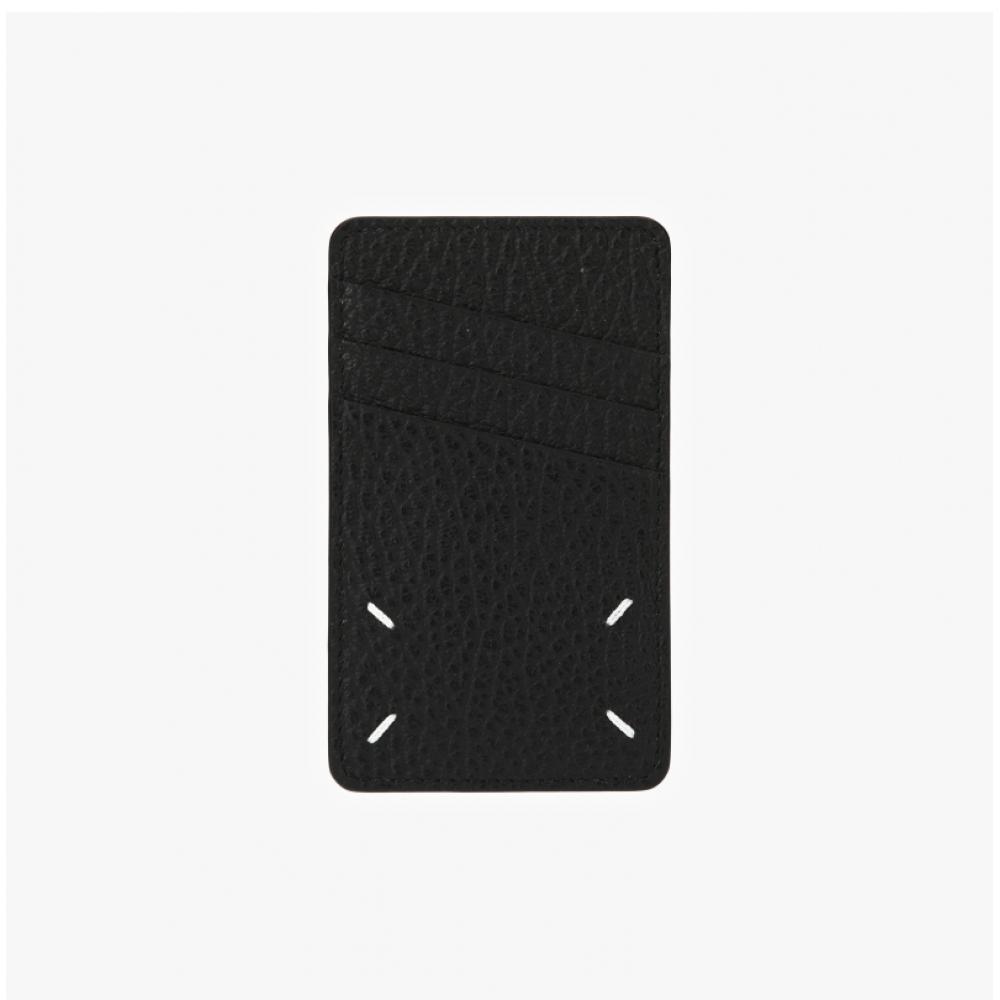 Maison Margiela Sa1vx0017 P4455 T8013 Stitched Grain Card Holder