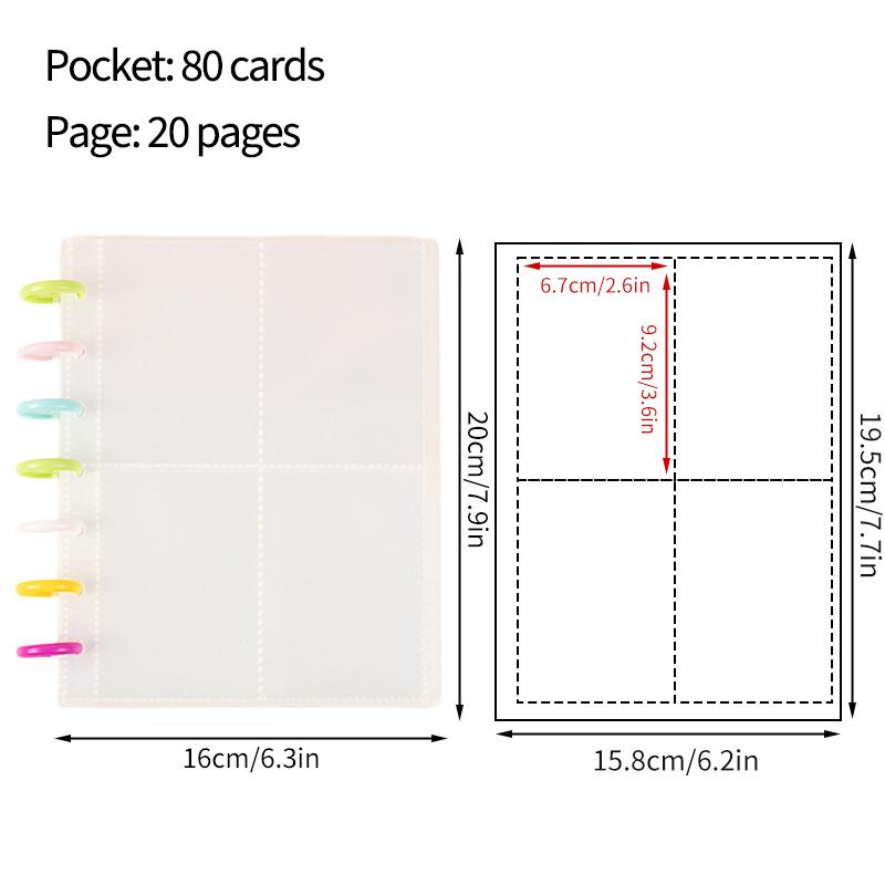 Binder Photocards Holder Cards Collect Book Binding Machine Kpop Photo Card Albums Photo Card Binder Kpop Photo Card Packaging