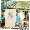 Practical Durable Plastic Hanging Pigeons Feeders for Bird Cages Easyly Installation Clean and Refill Space