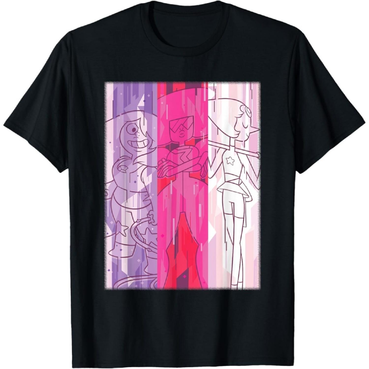 Steven Universe Amethyst, Garnet and Pearl T-Shirt S