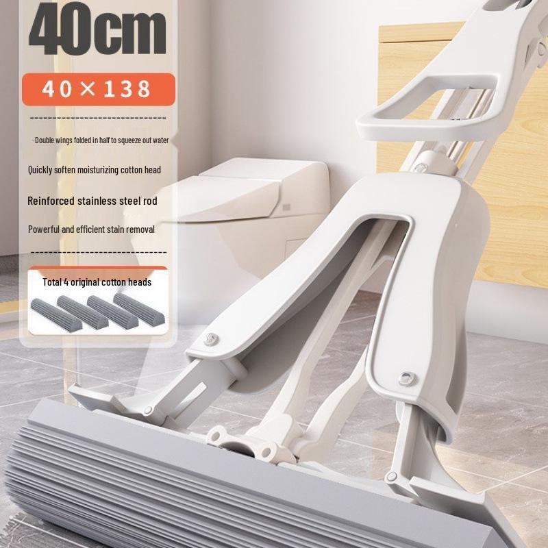 Large PVA Sponge Mop with Easy Squeeze and Water Absorbency