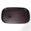 Oval Fabric Tray Shaku Akebono Lacquerware Made In Japan J-kitchens (2 2cm) Design, Non-Slip, 36cm, (ABS Resin),