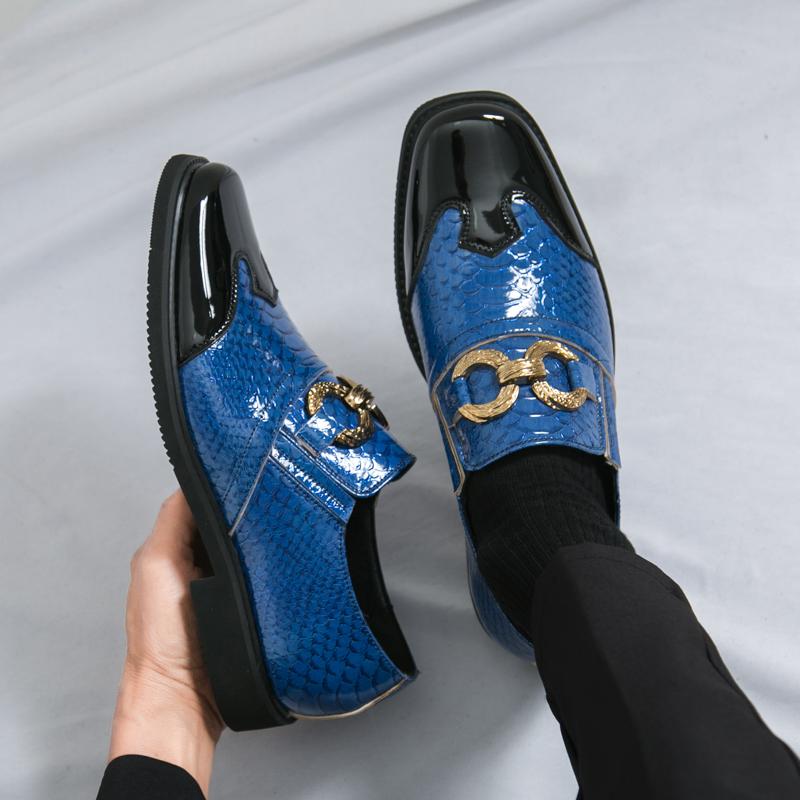 Fashion Classic Trends Autumn Outdoor Men's Leather Shoes Platform Oxfords Male Derby Shoes Casual Mens Lace Up Thick Soled Work Shoes