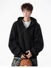 Men's Trendy Retro Streetwear Riveted Hooded Cardigan