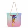 Gymnastics Print Thick Rope Single-shoulder Beach Bag  7248