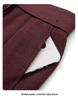 Ankola Women's Red Wool Wide-Leg Pants - New 2024 Autumn/Winter Collection