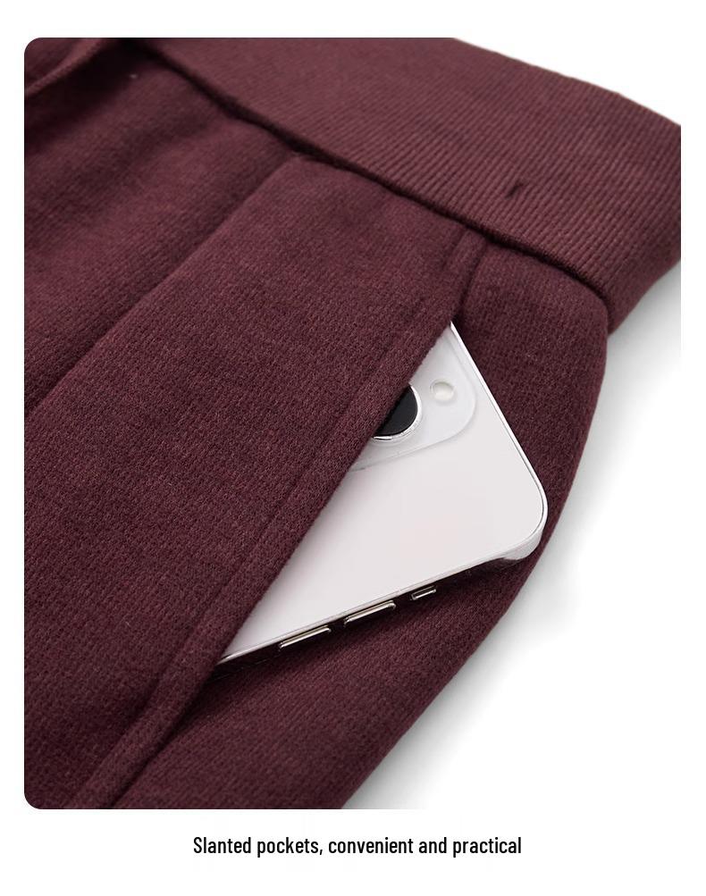 Ankola Women's Red Wool Wide-Leg Pants - New 2024 Autumn/Winter Collection