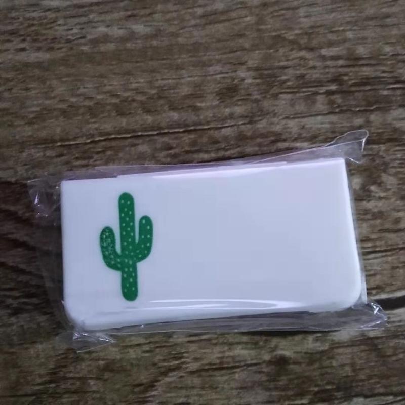Portable Pill Box With 3 Compartments Cute Pattern Sealed Lid Perfect For Travel Outdoor Daily Medicine Use