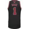 Adidas Rose Bulls 1 Embroidered Swingman Fan Edition Basketball Jersey Unisex Jerseys Black L71688