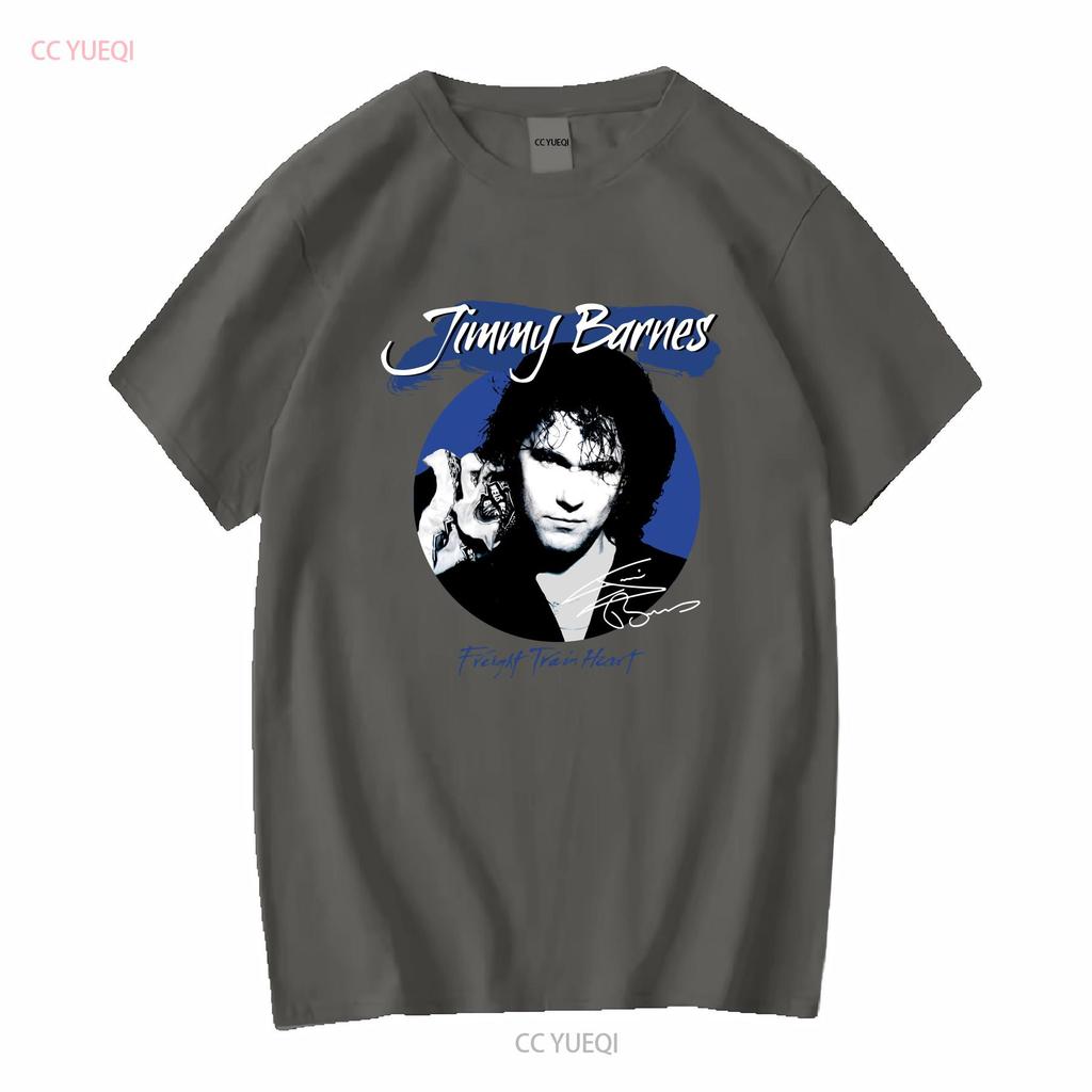 Freight Train Heart Retro Jimmy Barnes T Shirt Classic Black S 5XL H966 Vintage Washed Casual Versatile Top For Everyday Wear