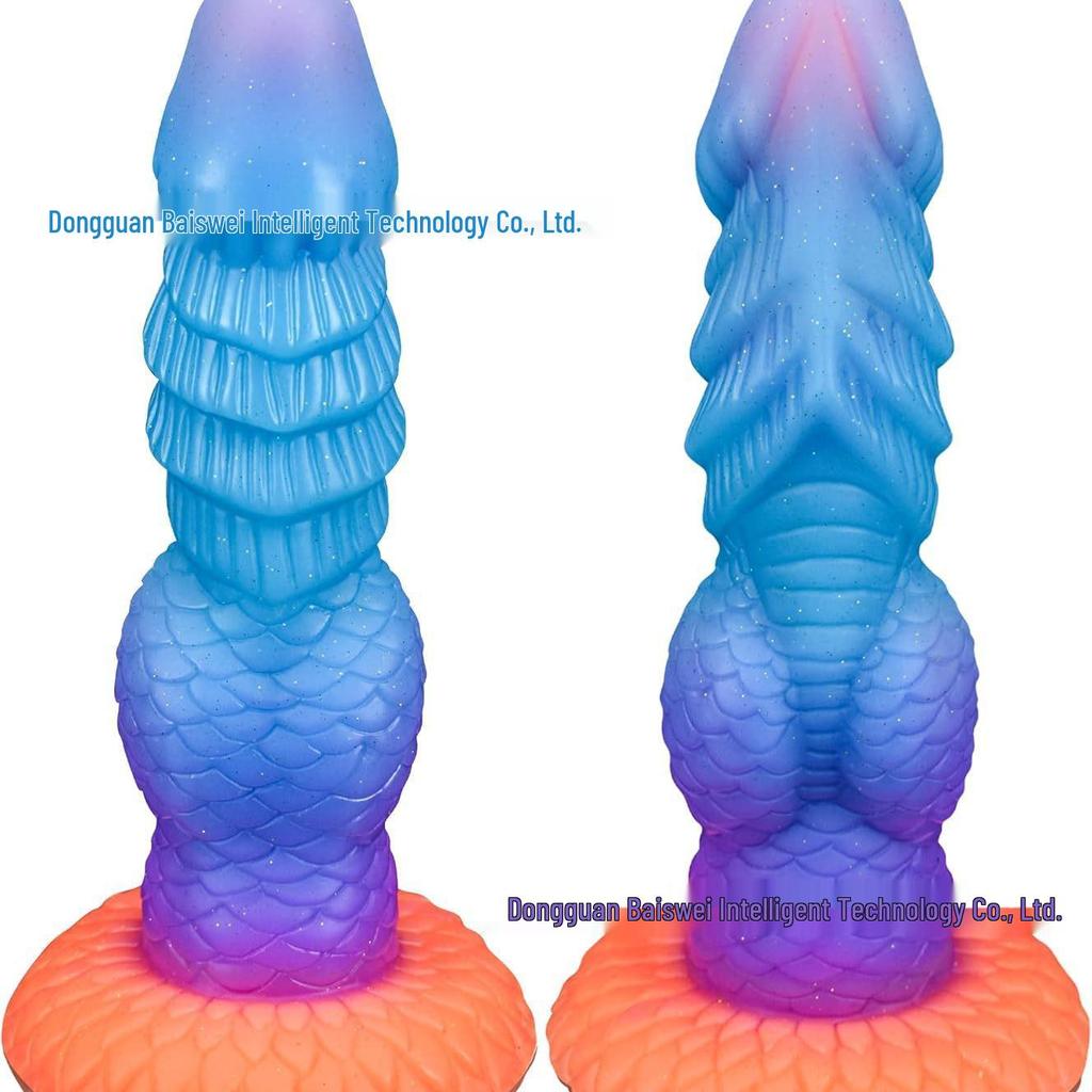 Dual-Use Luminous Silicone Dildo: Thick, Soft Anal & Vaginal Plug for Masturbation & SM Play