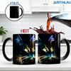 Colorful Cat Color Changing Mug Ceramic Thermal Reaction Magic Coffee Tea Ceramic Mug for Couples To Give Gifts Mug