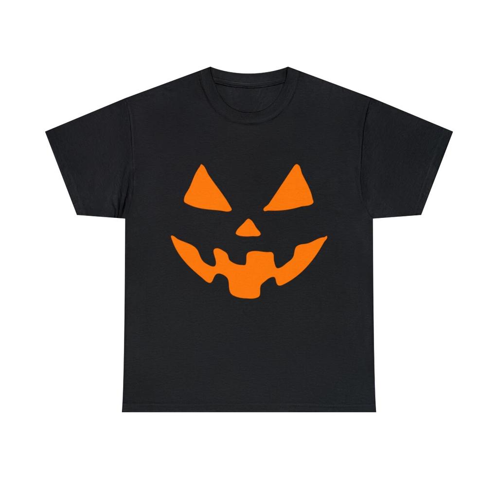 Jack-O-Lantern Pumpkin Halloween Graphic Tee Shirt, S-5XL