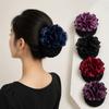 Korean Style Ballet Hair Net Updo Styling Tool Crochet Hair Bun Cover New Bow Hair Net  For Work