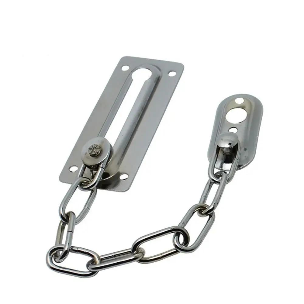 Polished Latch Door Lock Safety Chain Guard Spring Guard Accessories Window Safety Lock Anti Theft Limiter Door Chain Lock Door