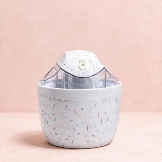 Ice Cream Making Machine Electric One-Touch Ice Cream Maker for Homemade Ice Cream Sorbet Yogurt Easy To Clean Family Dessert Maker Kitchen Essential