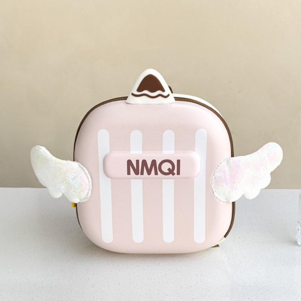 New Kindergarten Boys' and Girls' Schoolbags Cute Wings Light Eggshell Bags Korean Version Ins Cute Children's Backpacks