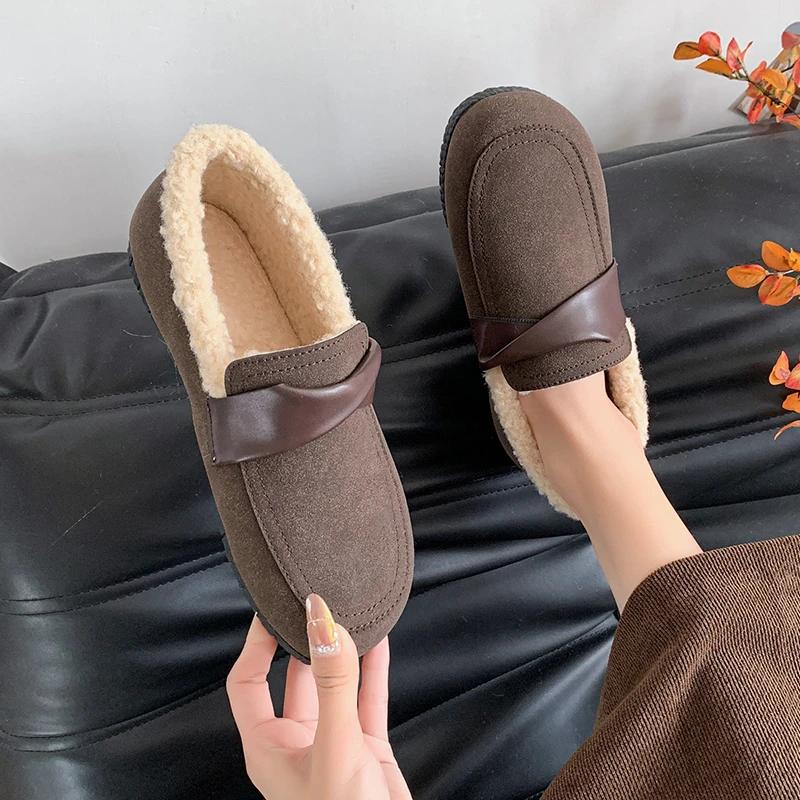 Warm Mother's Shoes Non-slip Soft Sole Middle-aged/Elderly Fashionable/Comfortable Snow Boots Women's Cotton Shoes