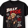 Billy Idol Punk Rock Singer Retro Music Graphic Unisex TShirt