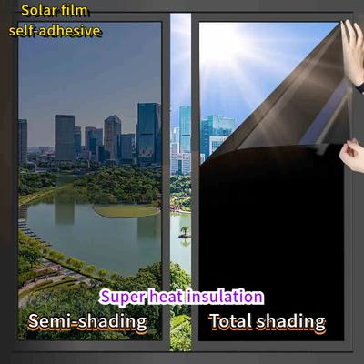 Self-adhesive Glass Heat Insulation Film, Window Sunscreen and Shading, One-way Perspective, Office Anti-peeping, One-way Nano-heat Insulation Film