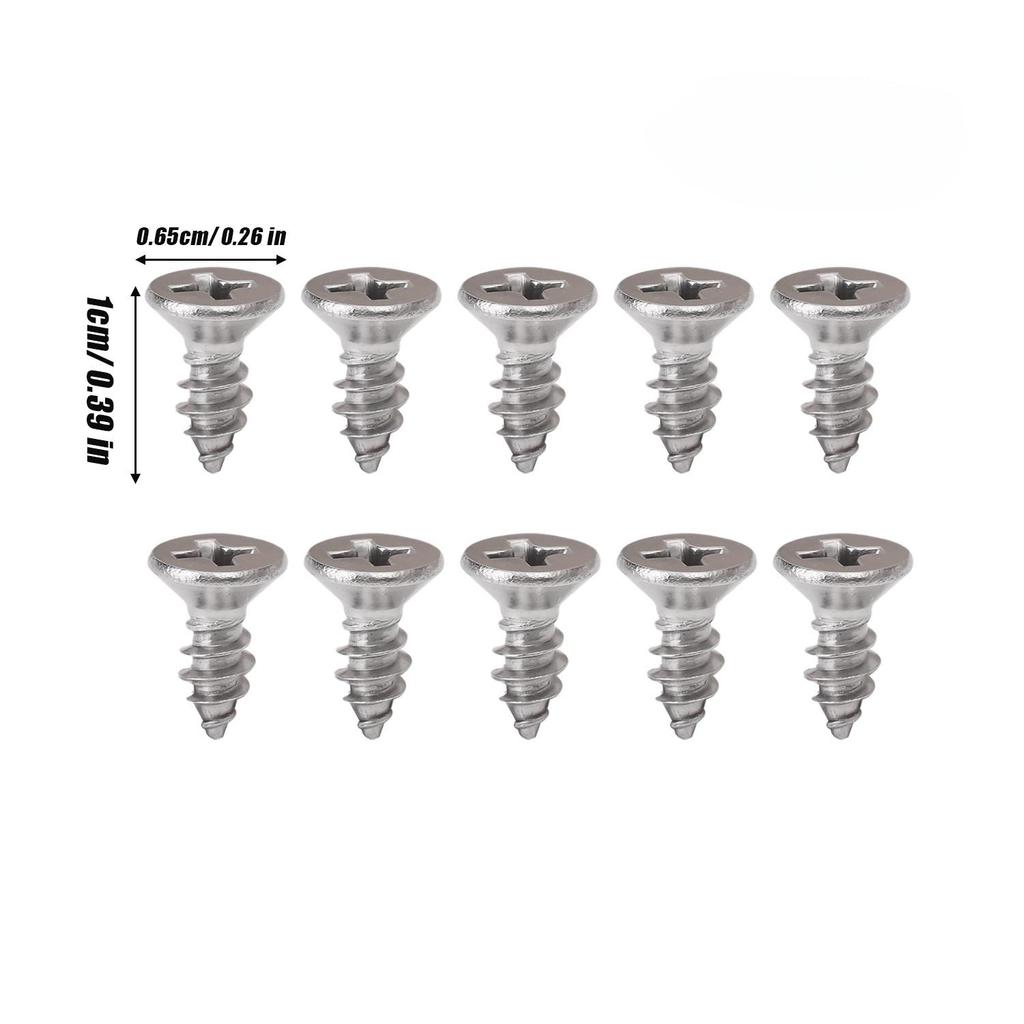 Stainless Steel Countersunk Head Screw Cross Flat Head Self Tapping Screw Plasterboard Wood Screw Repair Fastener Assortment Kit