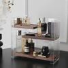Organizzatore di Lusso in Acrilico per Cosmetici per Lavandino del Bagno o Scrivania