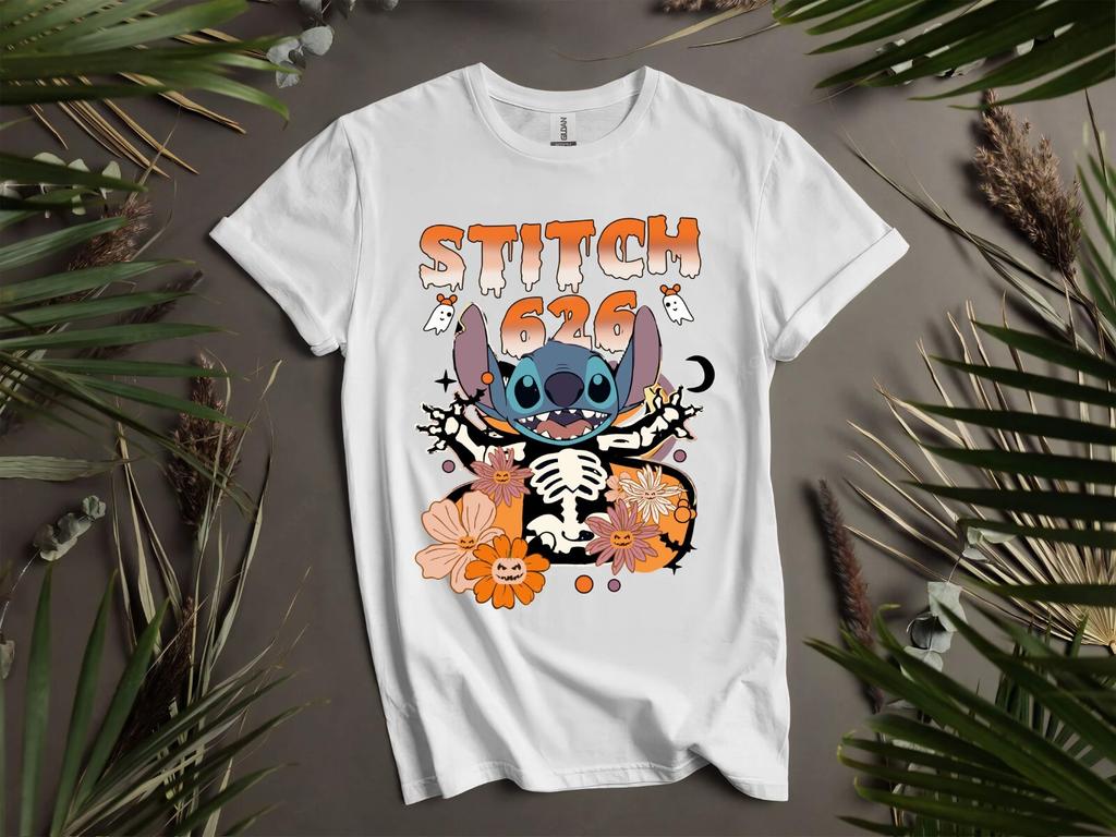 Stitch 626 Halloween Cosplay T-shirt T shirt Men Women Unisex Tshirt K1021